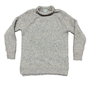 Prana Ibid Sweater Women's Size Small Oversized Wool Blend Dovetail Pullover